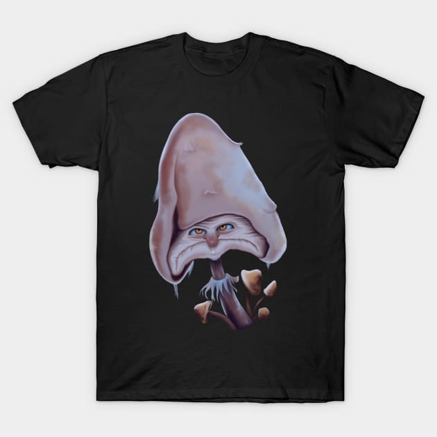 Cranky mushroom T-Shirt by Spectralstories